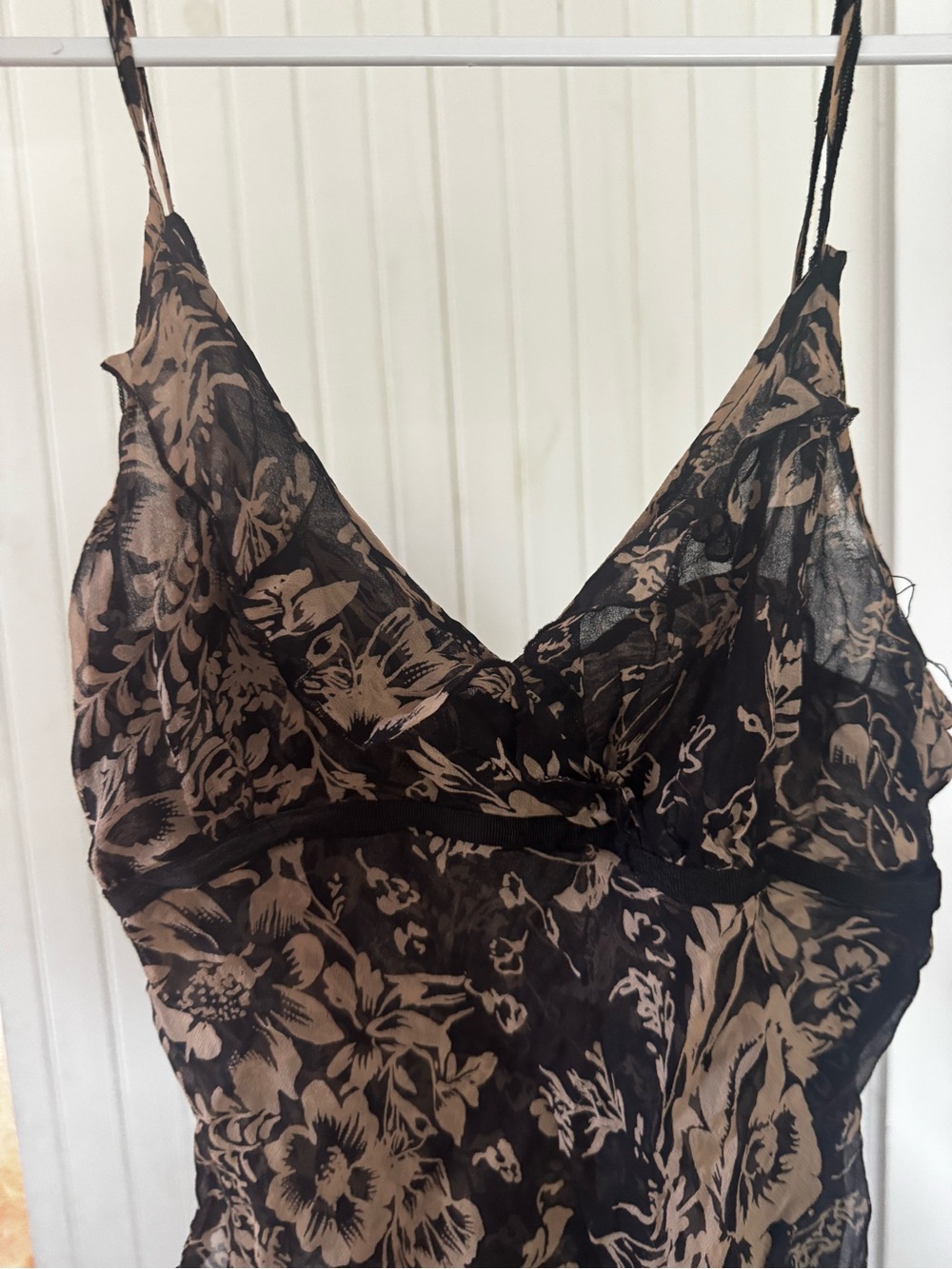Vintage Y2K Hype 100% Silk Floral Cami Top